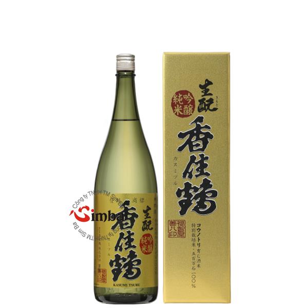 Rượu Sake Kasumitsuru Kimoto Junmai Ginjo 15% 720ml