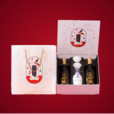 Hộp Quà Sake Daiginjo Kèm Bình Chén 1% ABV