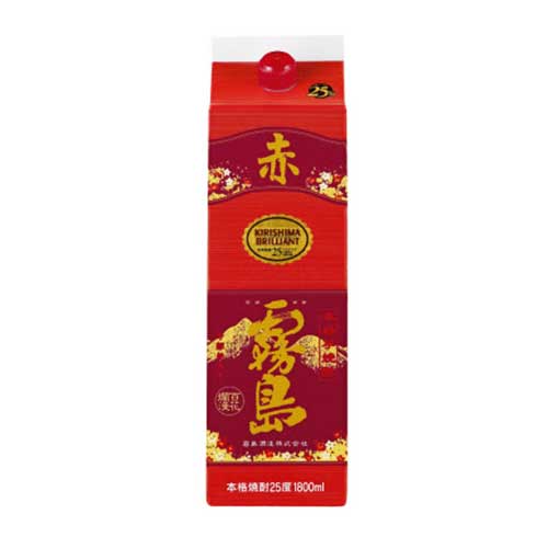 Rượu Shochu Pack Aka Kirishima Imo 25% 1800ml