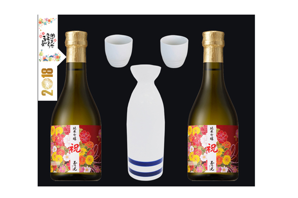 Hộp Quà Rượu Sake Iwai 300ml 1%ABV