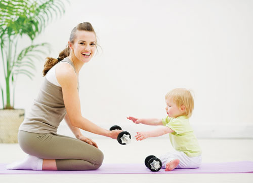 Giảm eo sau sinh bằng cách nào