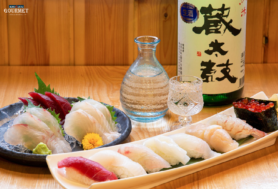 Có nên kết hợp rượu Sake với hải sản hay không?